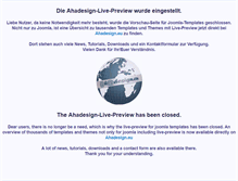 Tablet Screenshot of preview.ahadesign.eu